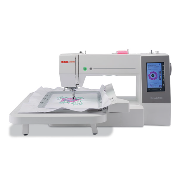Usha Janome Memory Craft 550E Advanced Computerized Embroidery Machine