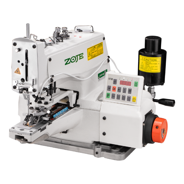 Zoje ZJ-1377-BD Industrial Button Attaching Sewing Machine (Direct Drive)